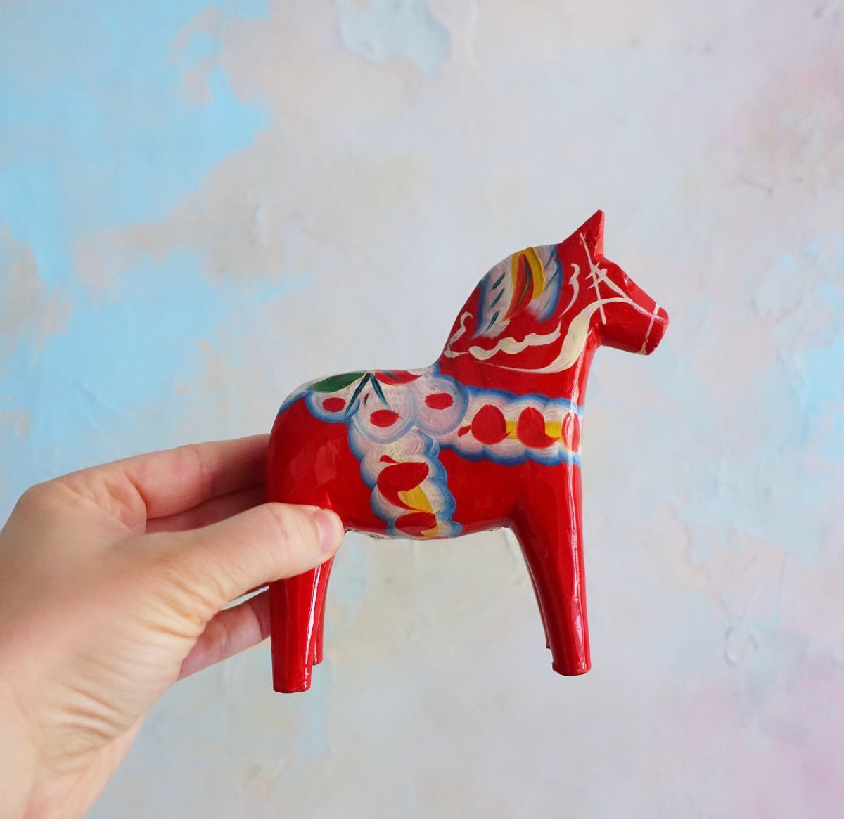 5 1/4 inch Swedish Dala horse