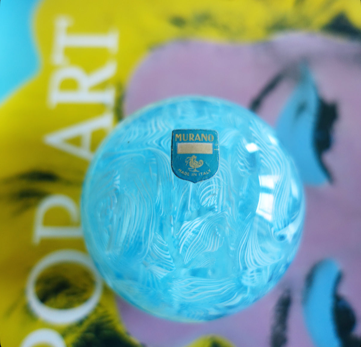 Murano glass paperweight