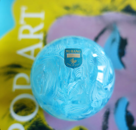Murano glass paperweight