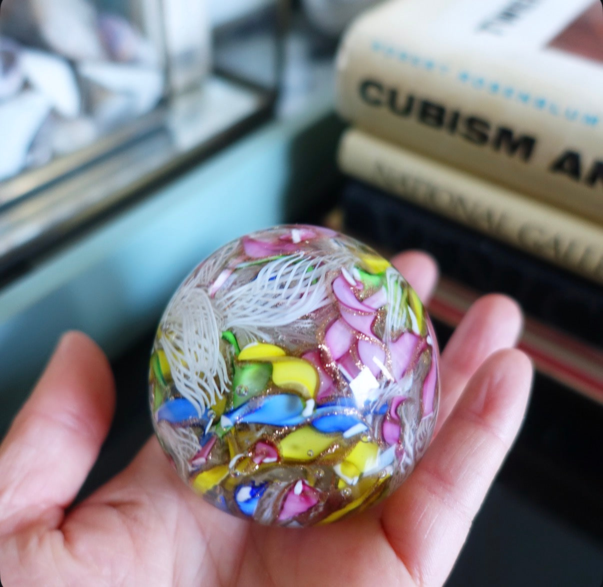 Bizantino Murano glass paperweight