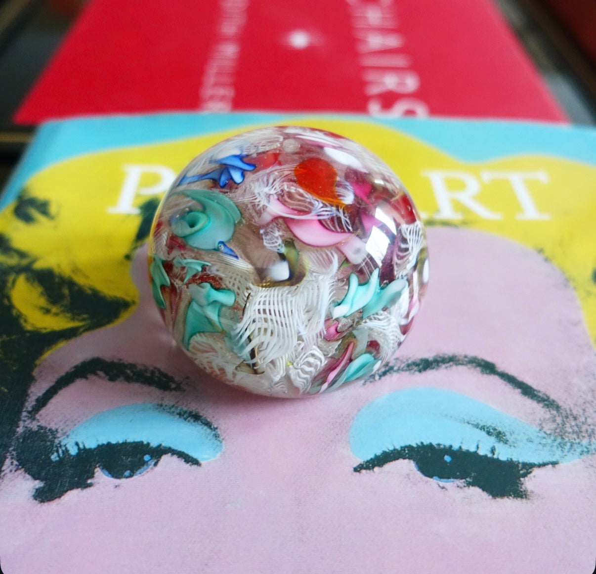 Bizantino Murano glass paperweight