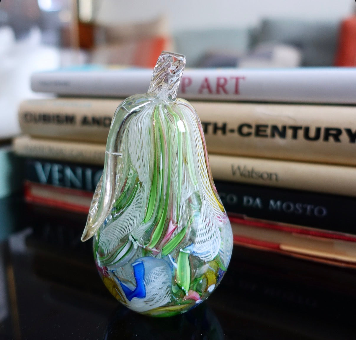 Bizantino Murano glass pear