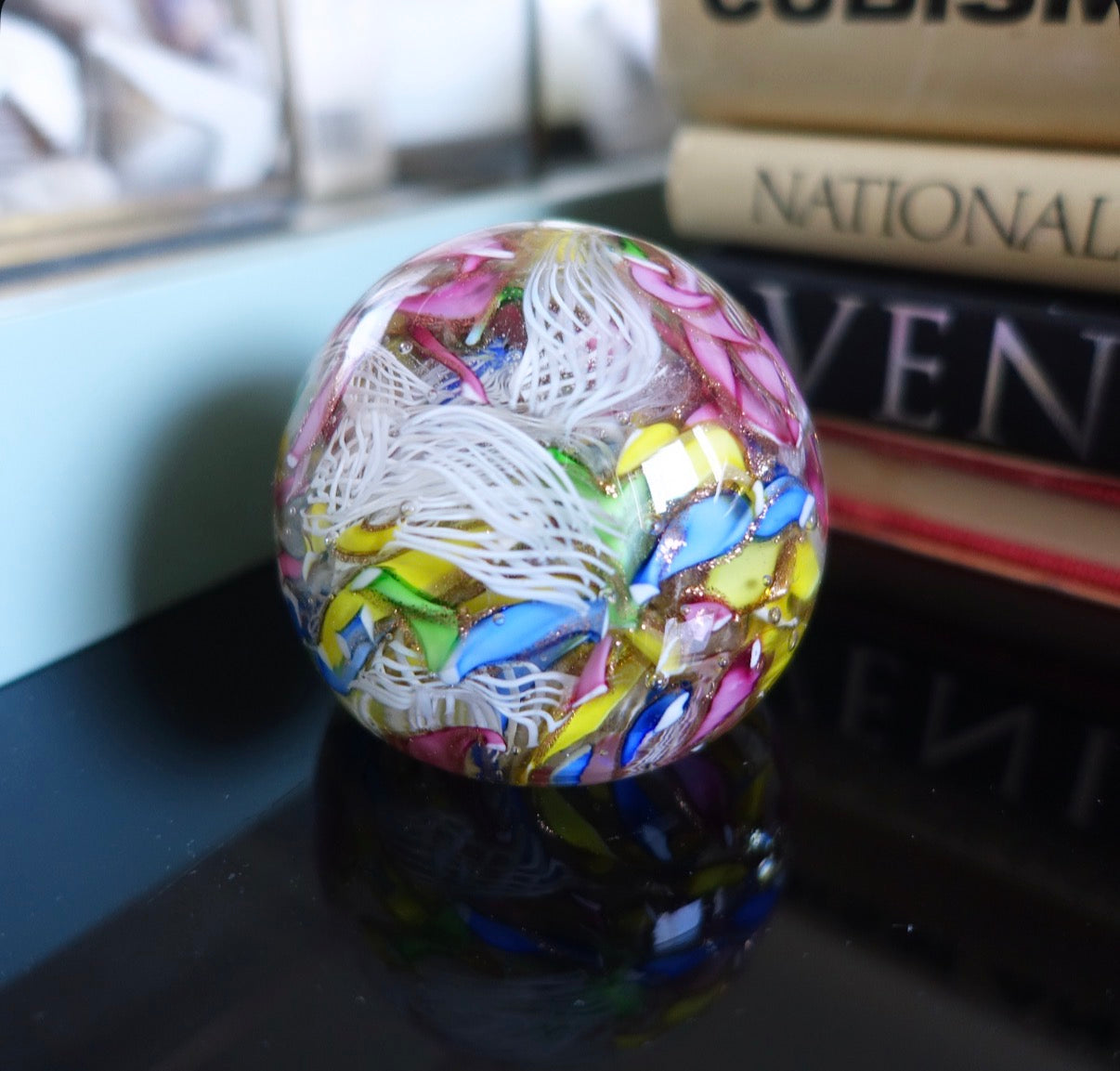 Bizantino Murano glass paperweight