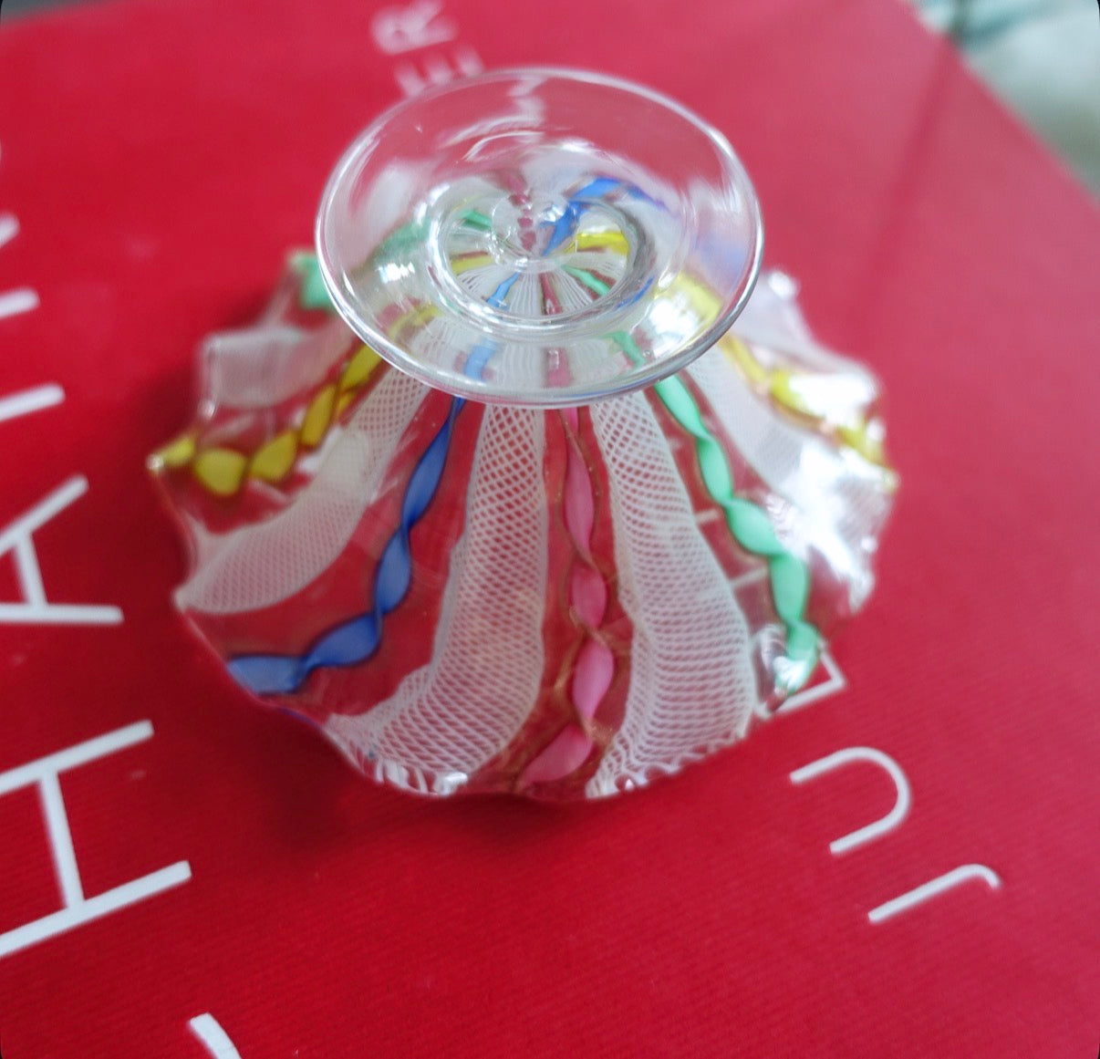 Zanfirico Murano glass bowl