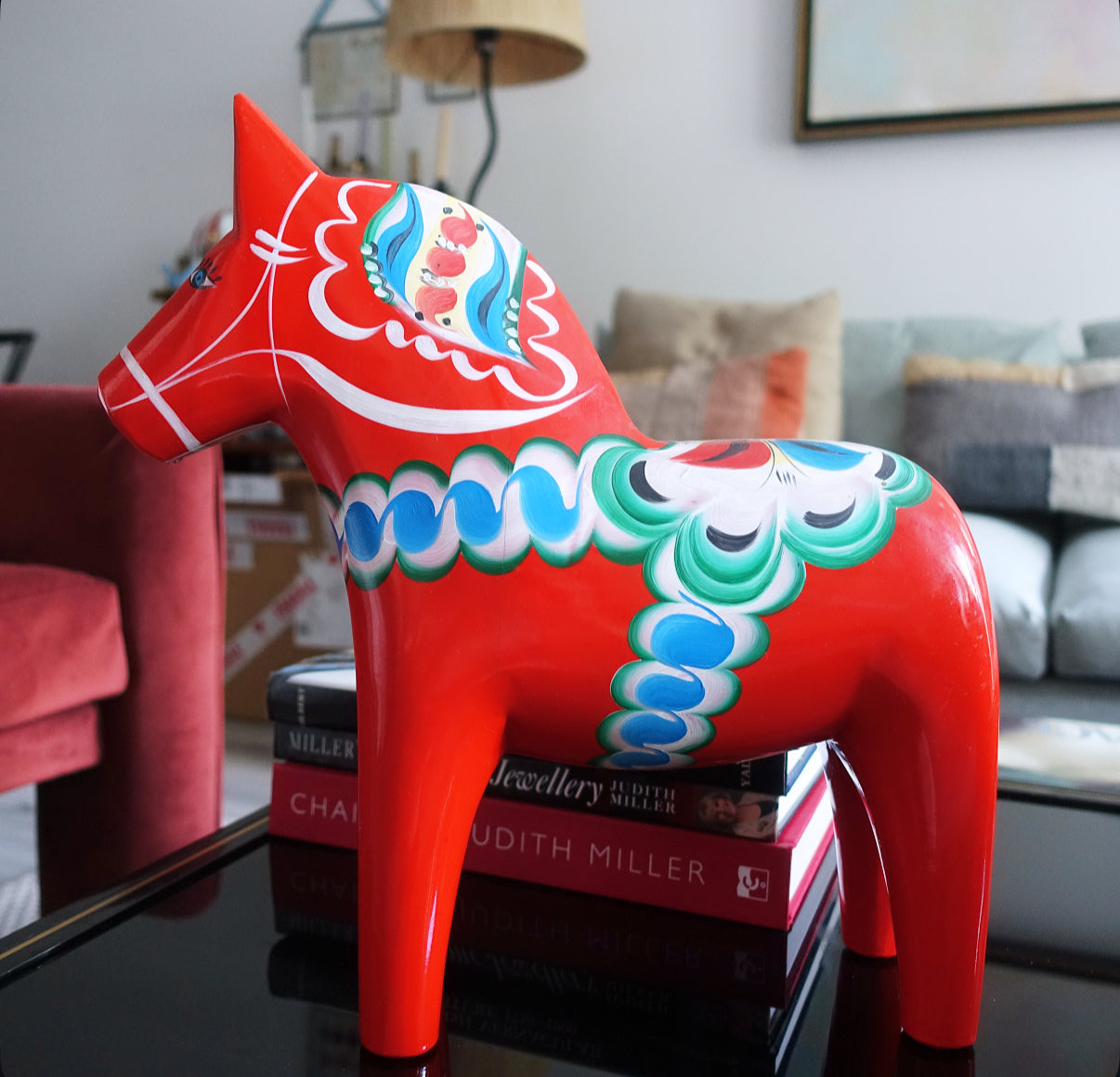 13.5 inch Swedish Dala horse