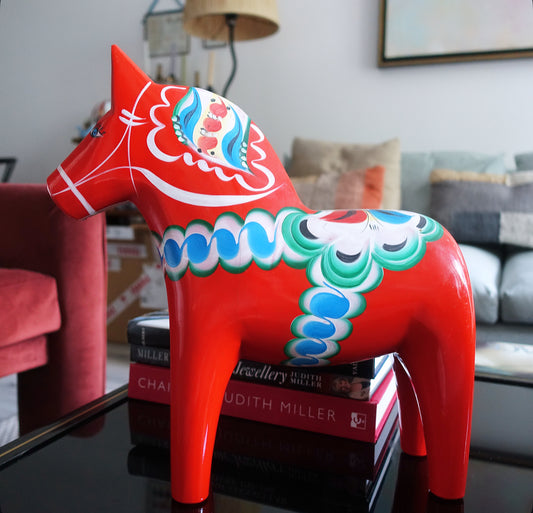 13.5 inch Swedish Dala horse