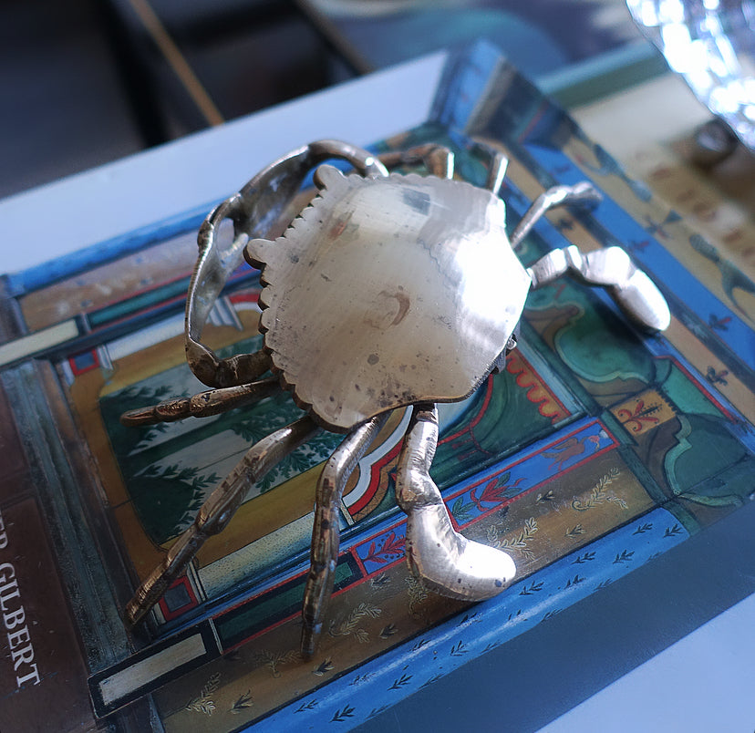 Brass Crab ashtray