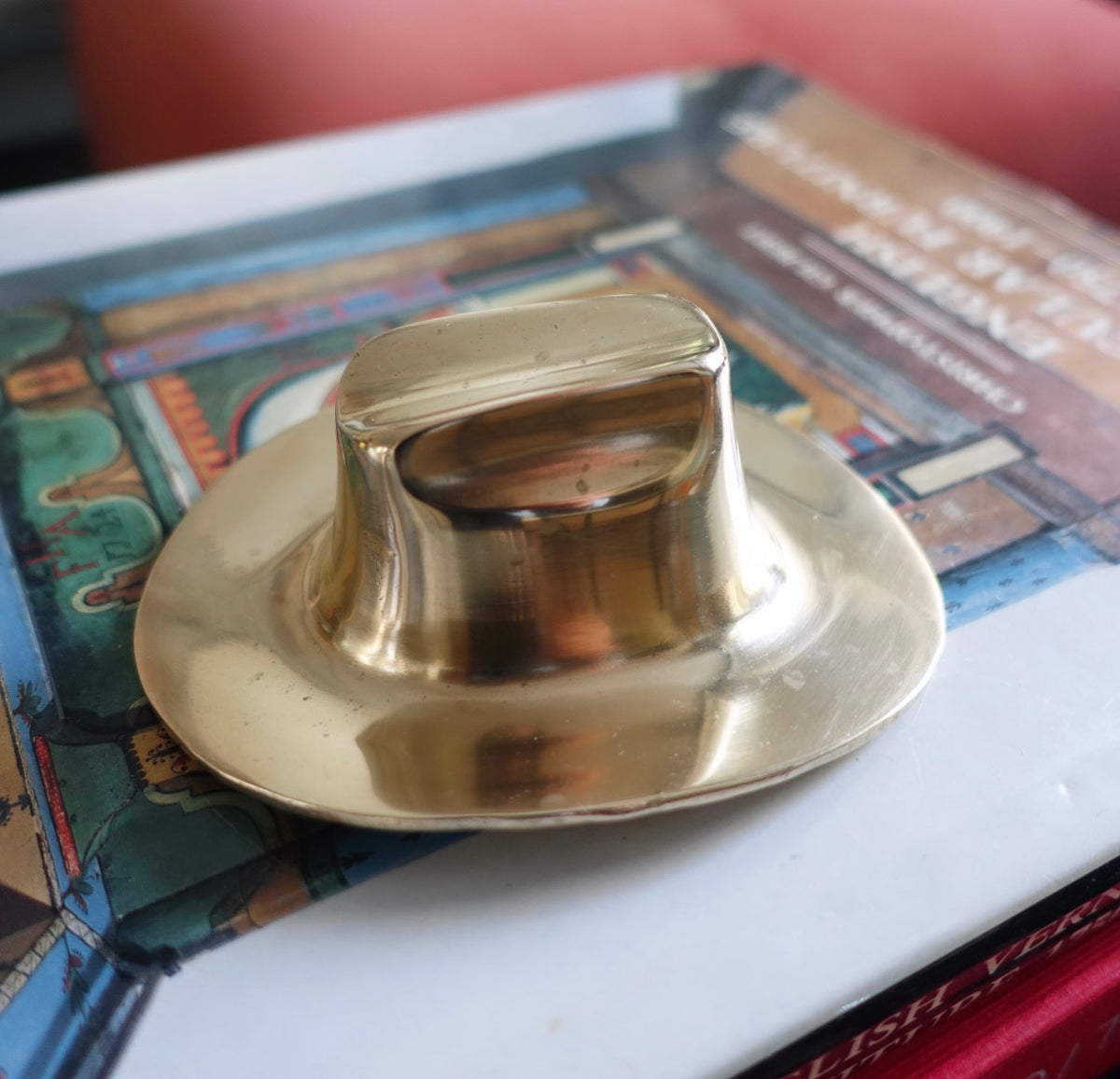 J.R Dallas Stetson Cowboy hat paperweight