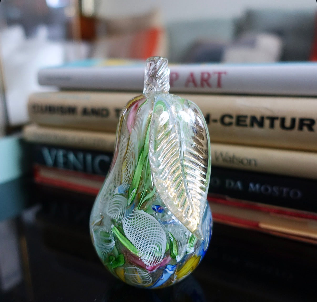 Bizantino Murano glass pear