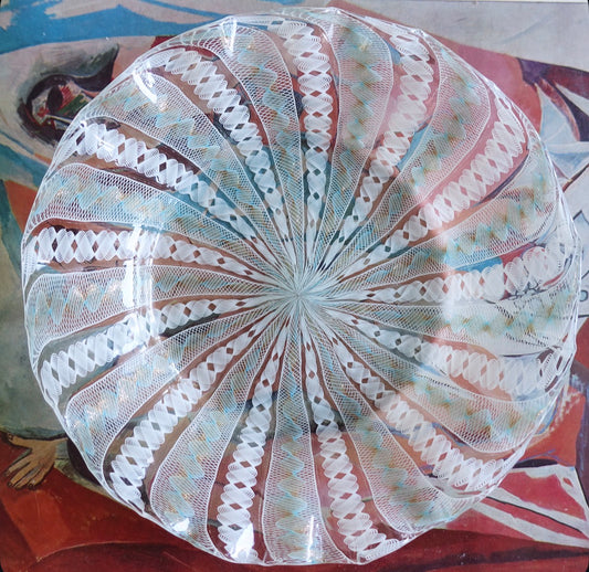 Salviati Murano glass trinket dish