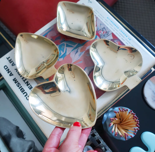 Card suit trinket dish set