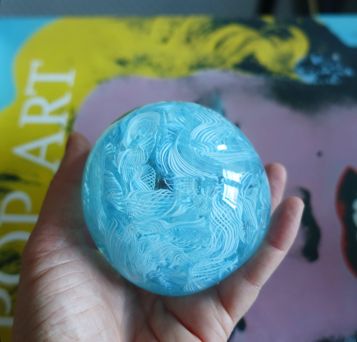 Murano glass paperweight