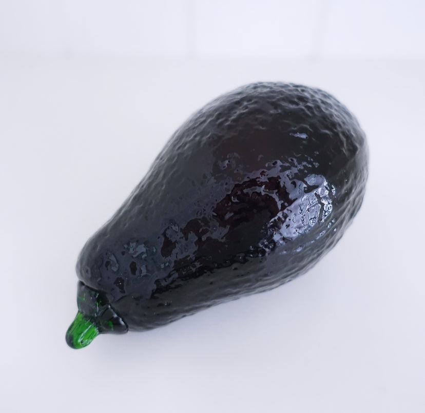 Art Glass Avocado