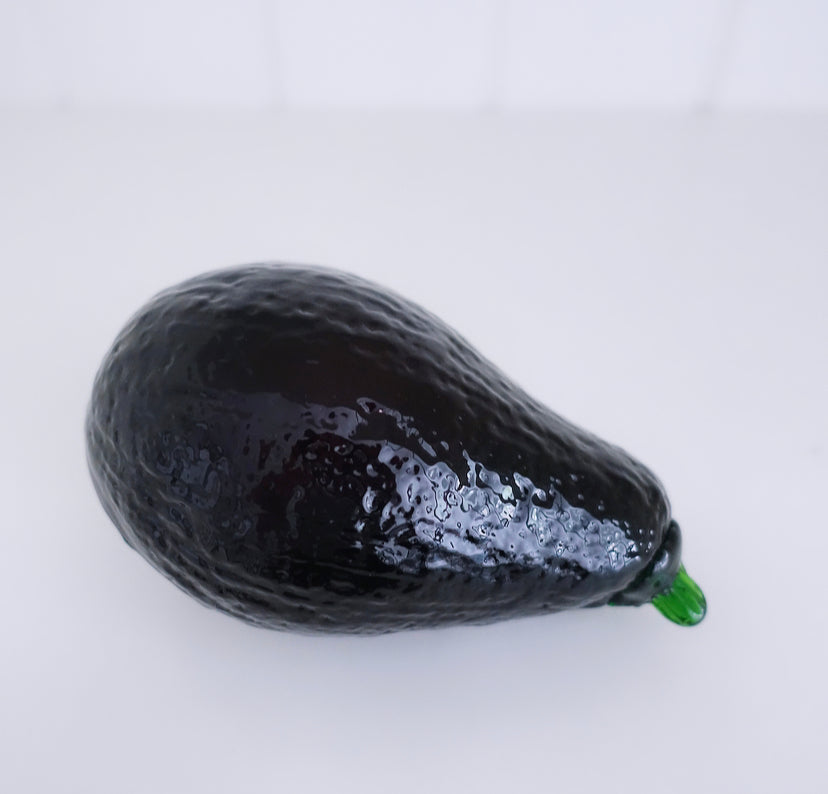 Art Glass Avocado