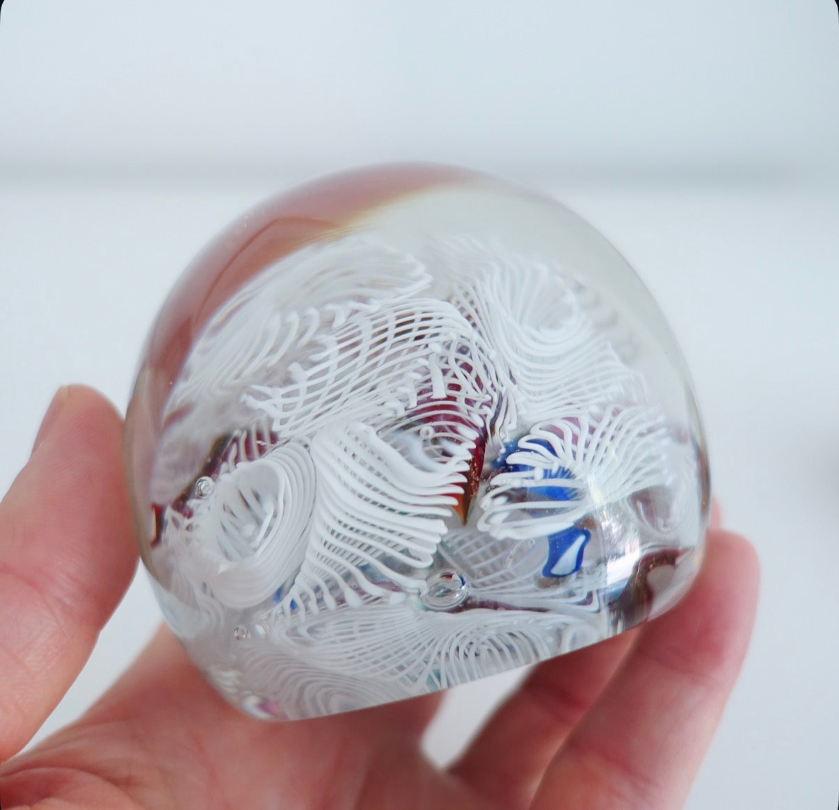 Bizantino Murano glass paperweight (A)