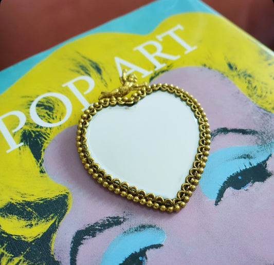 Small heart shaped mirror