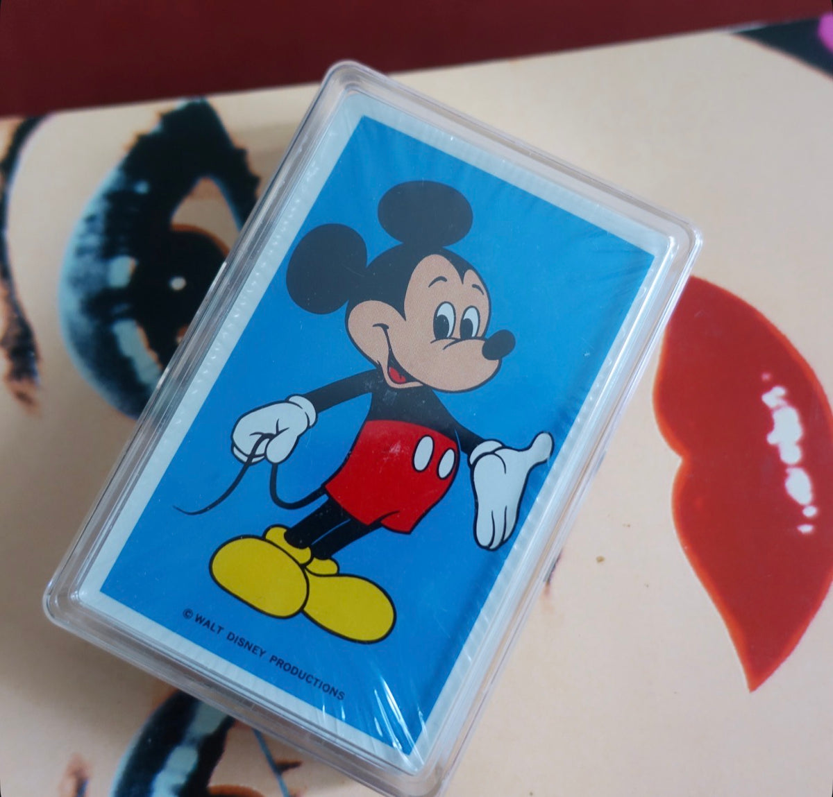 Vintage Mickey Mouse playing cards