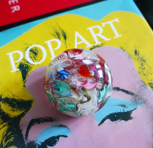 Bizantino Murano glass paperweight