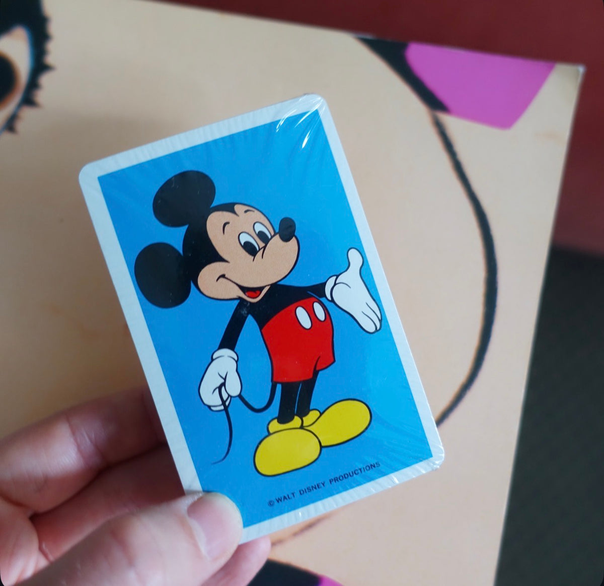 Vintage Mickey Mouse playing cards