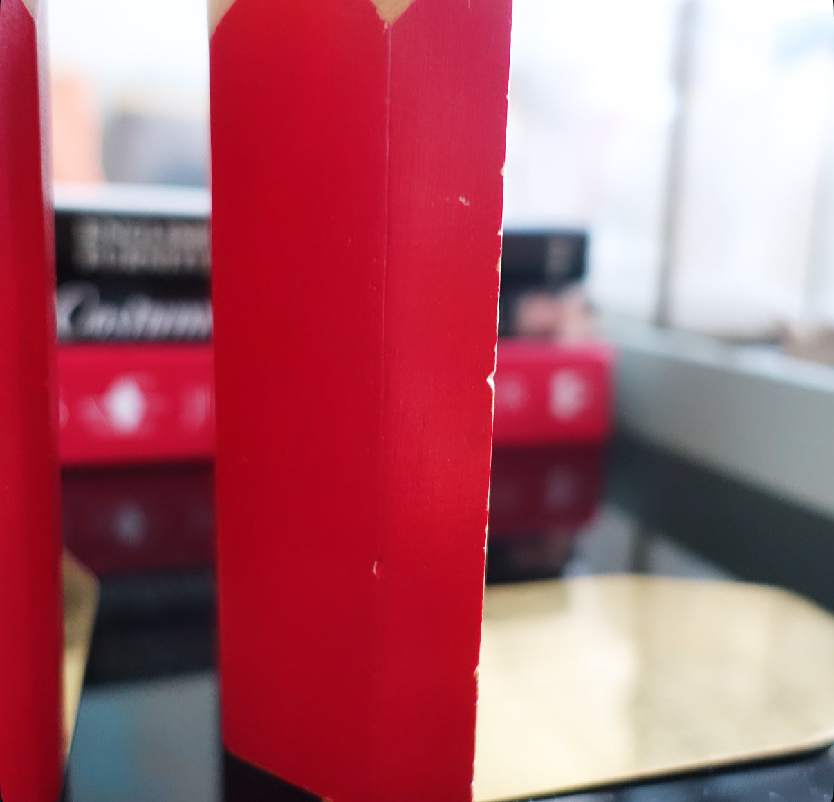 Pair of pencil bookends