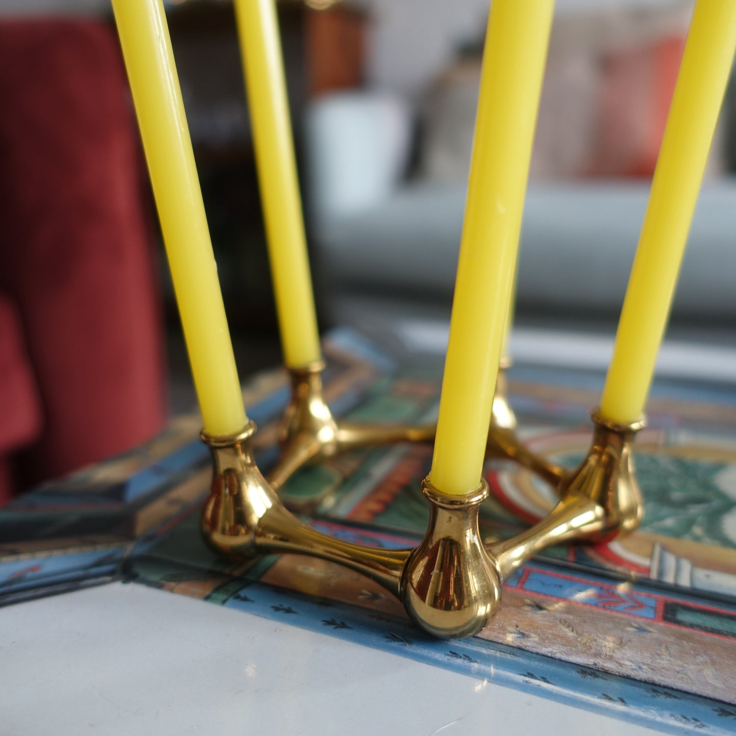 Jens Quistgaard brass candle holder