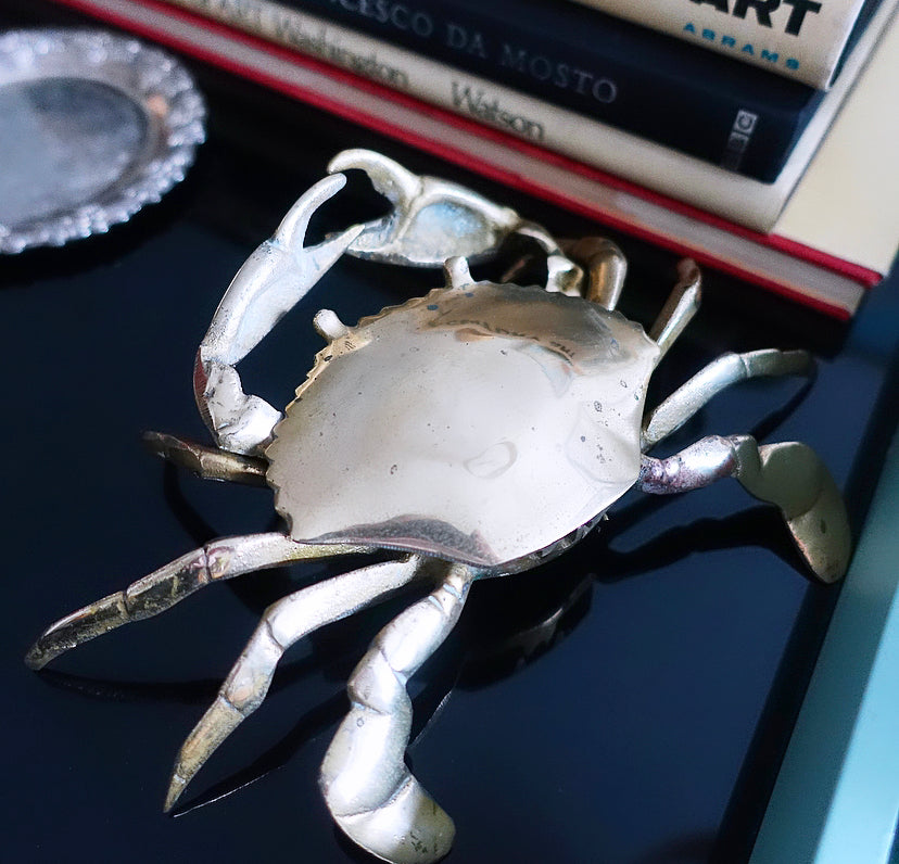 Brass Crab Ashtray