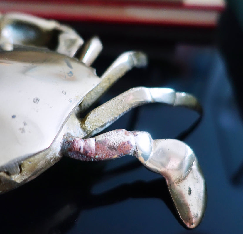 Brass Crab Ashtray