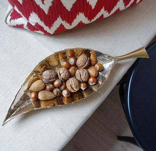 Brass Leaf Dish