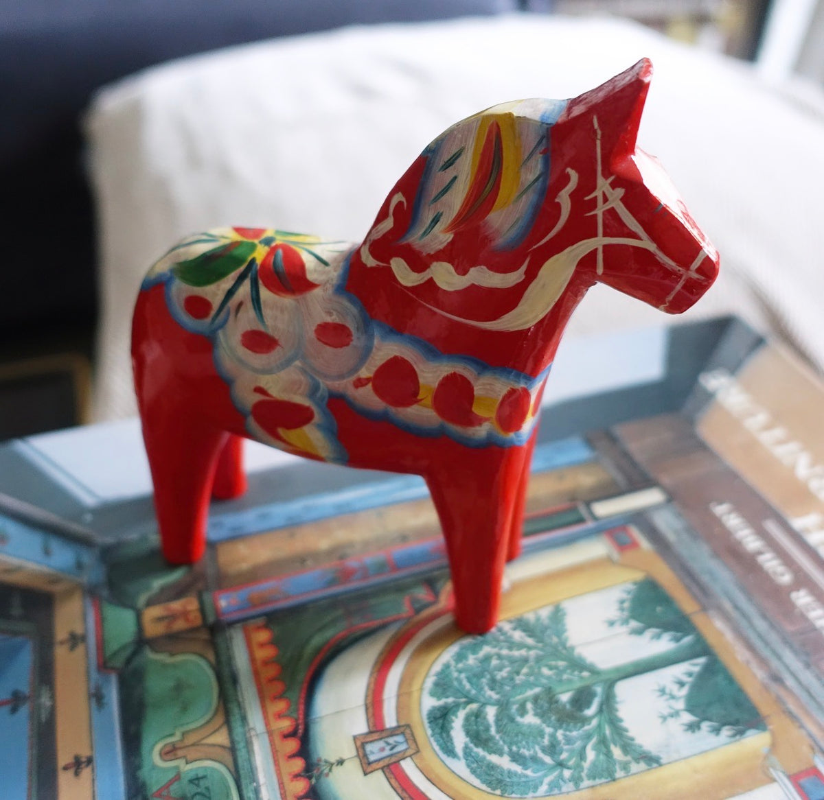 5 1/4 inch Swedish Dala horse