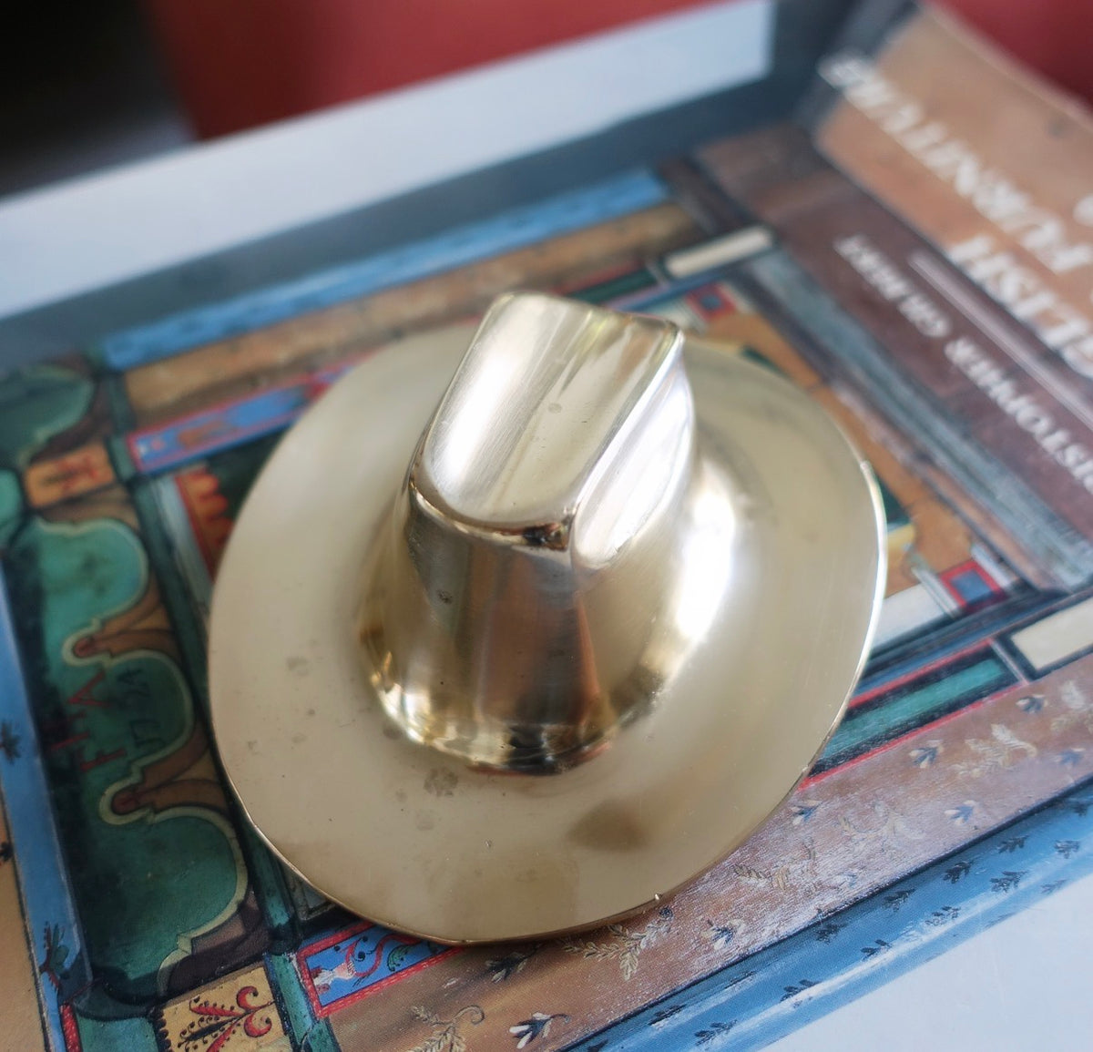 J.R Dallas Stetson Cowboy hat paperweight