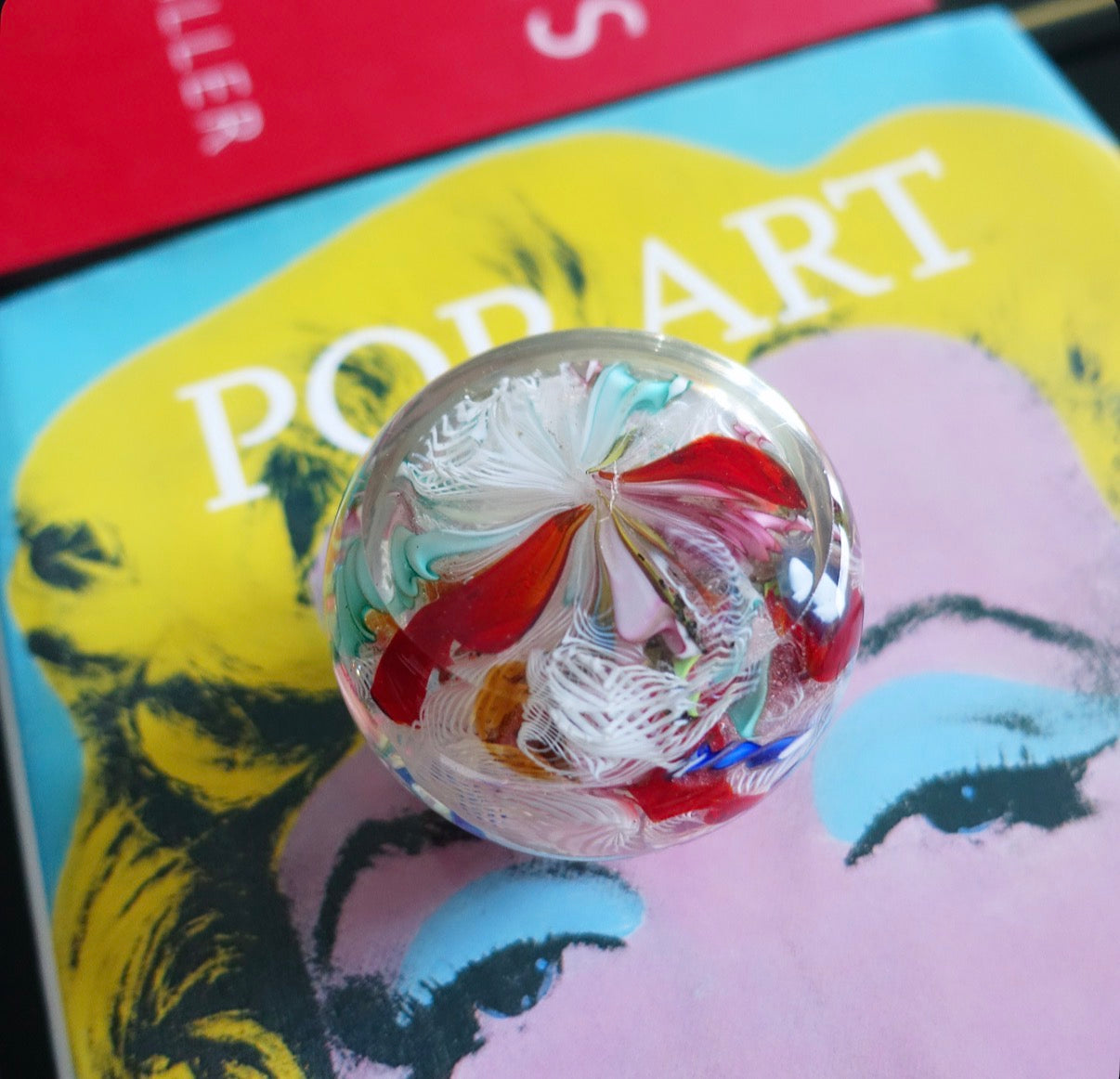 Bizantino Murano glass paperweight