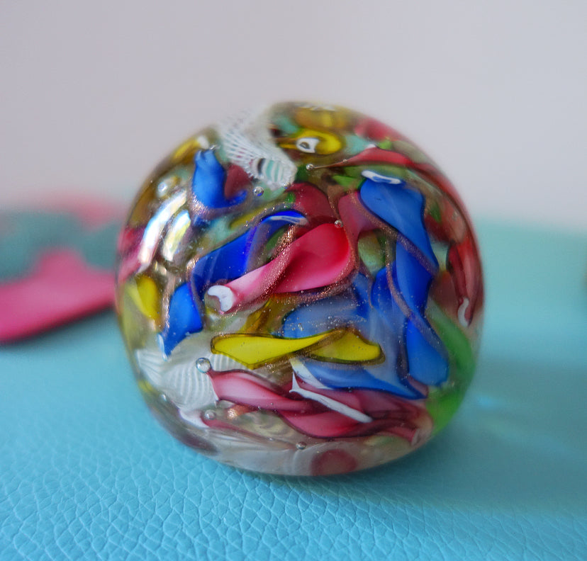 Bizantino Murano glass paperweight