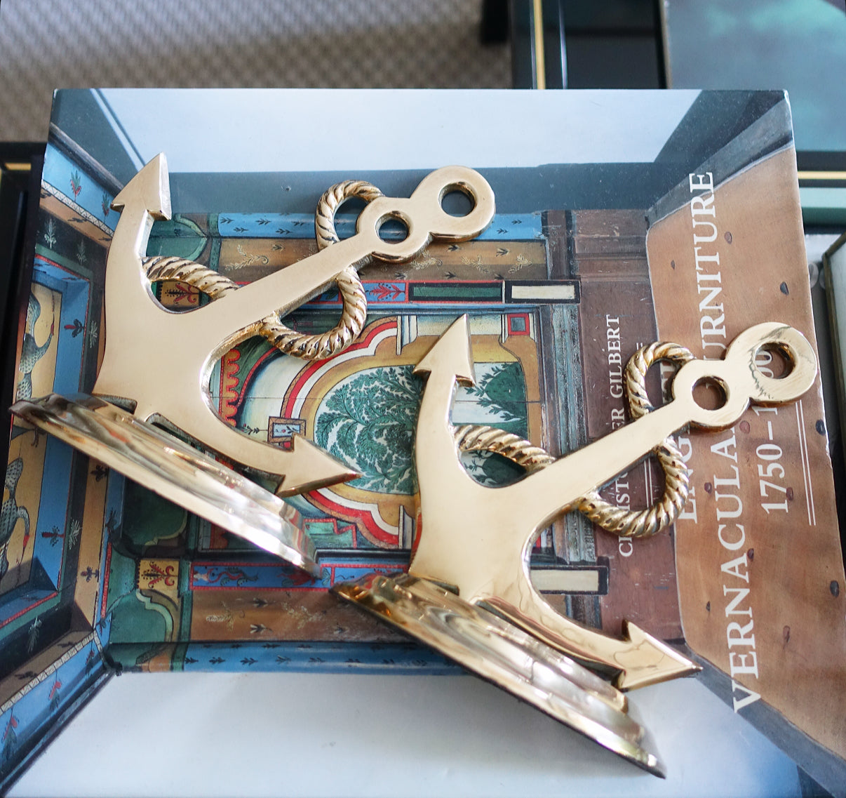 Pair of anchor bookends