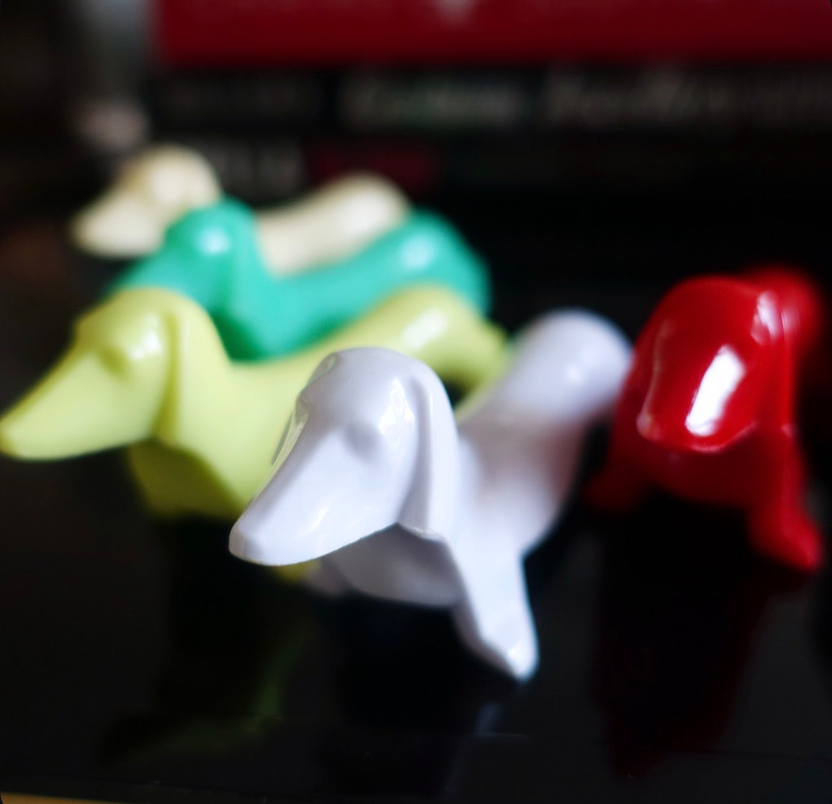 Dachshund knife rest set