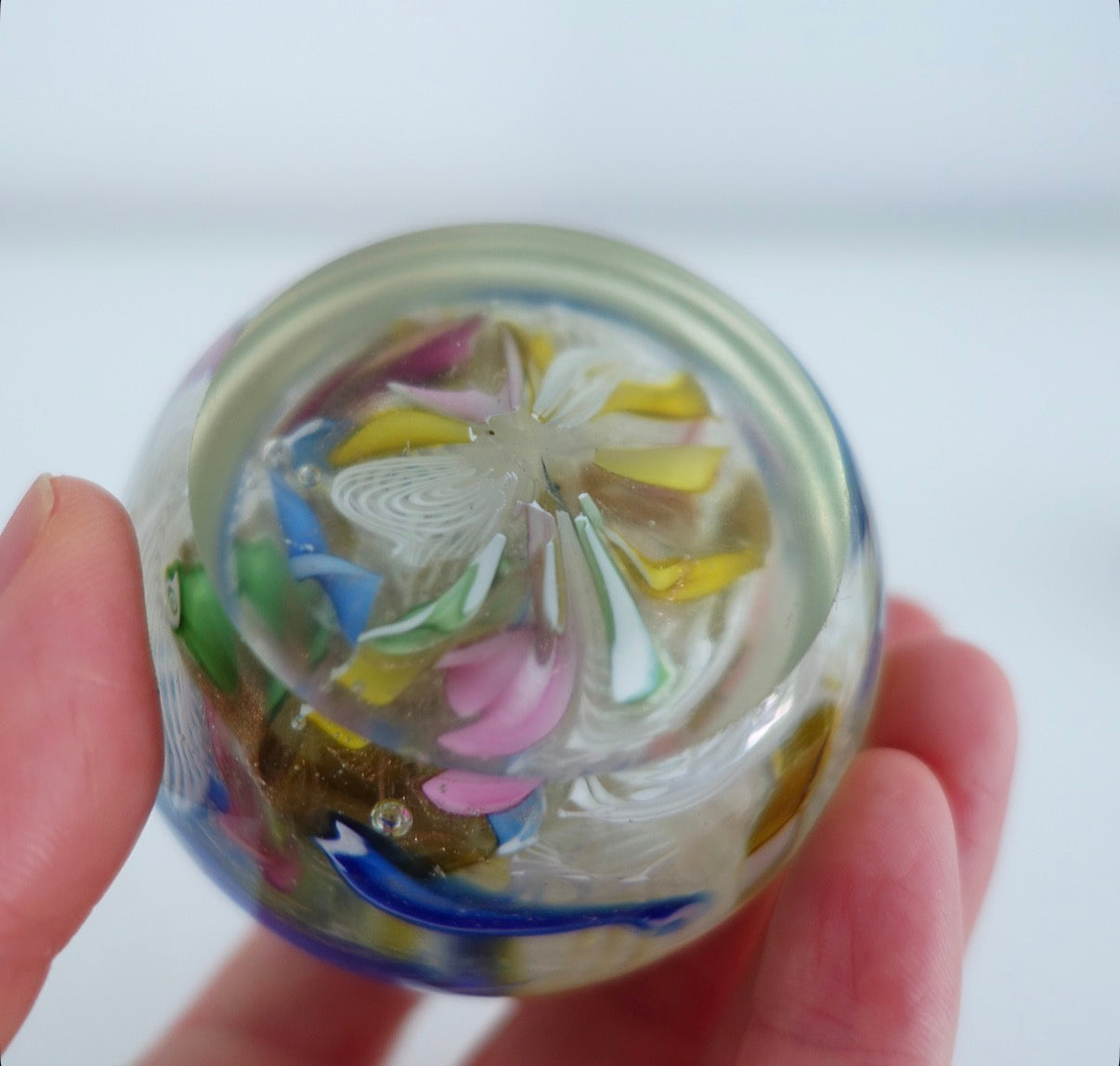 Bizantino Murano glass paperweight (C)