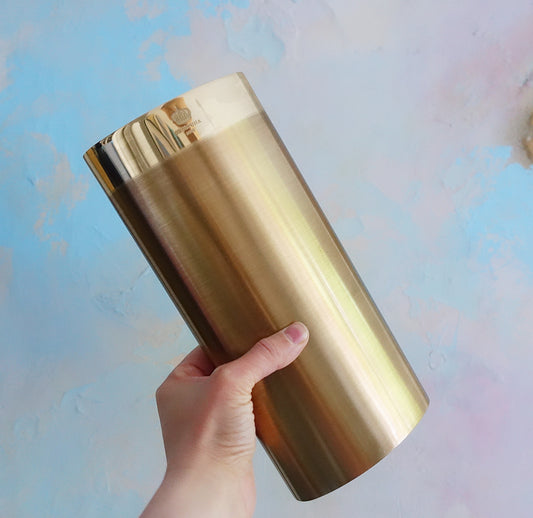 Skultuna brass vase