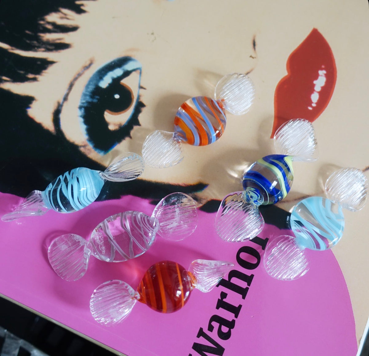 Vintage art glass sweets