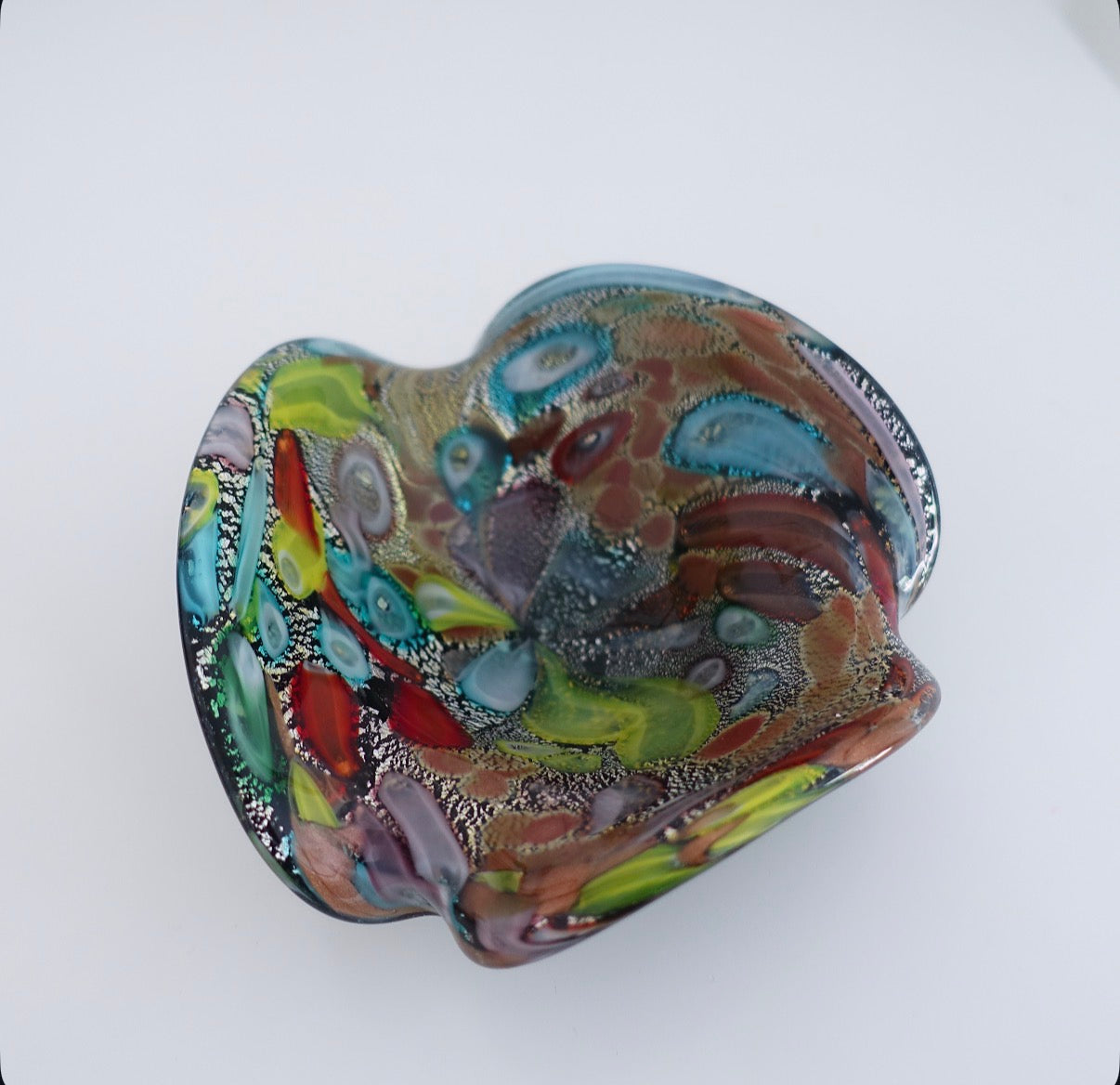 Bizantino cosmic murano glass trinket dish