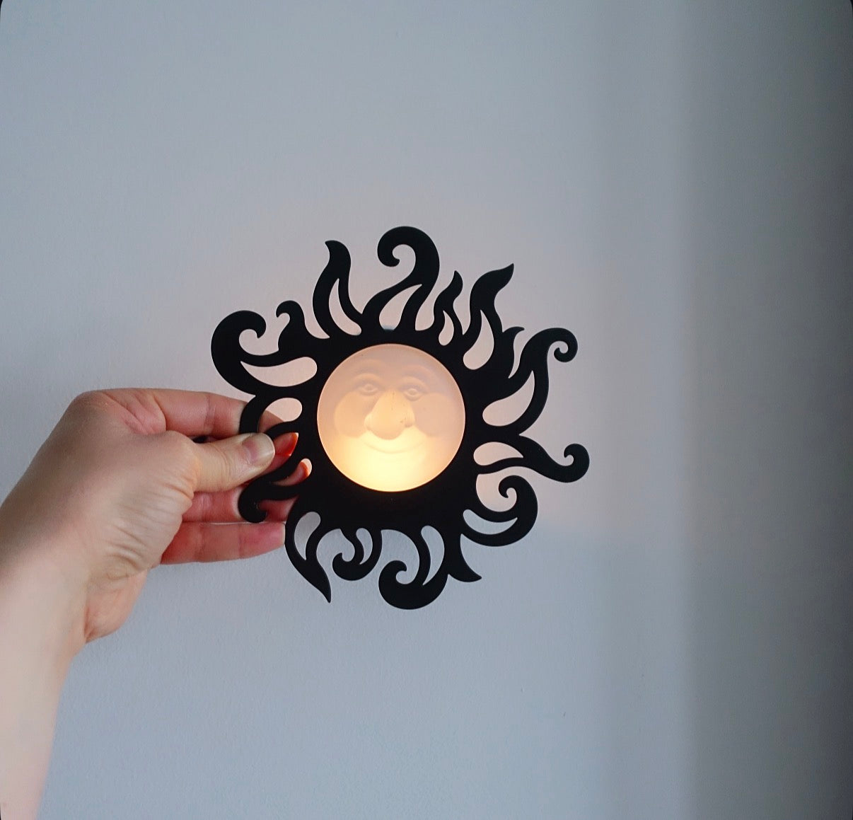 Pair of celestial candle sconces