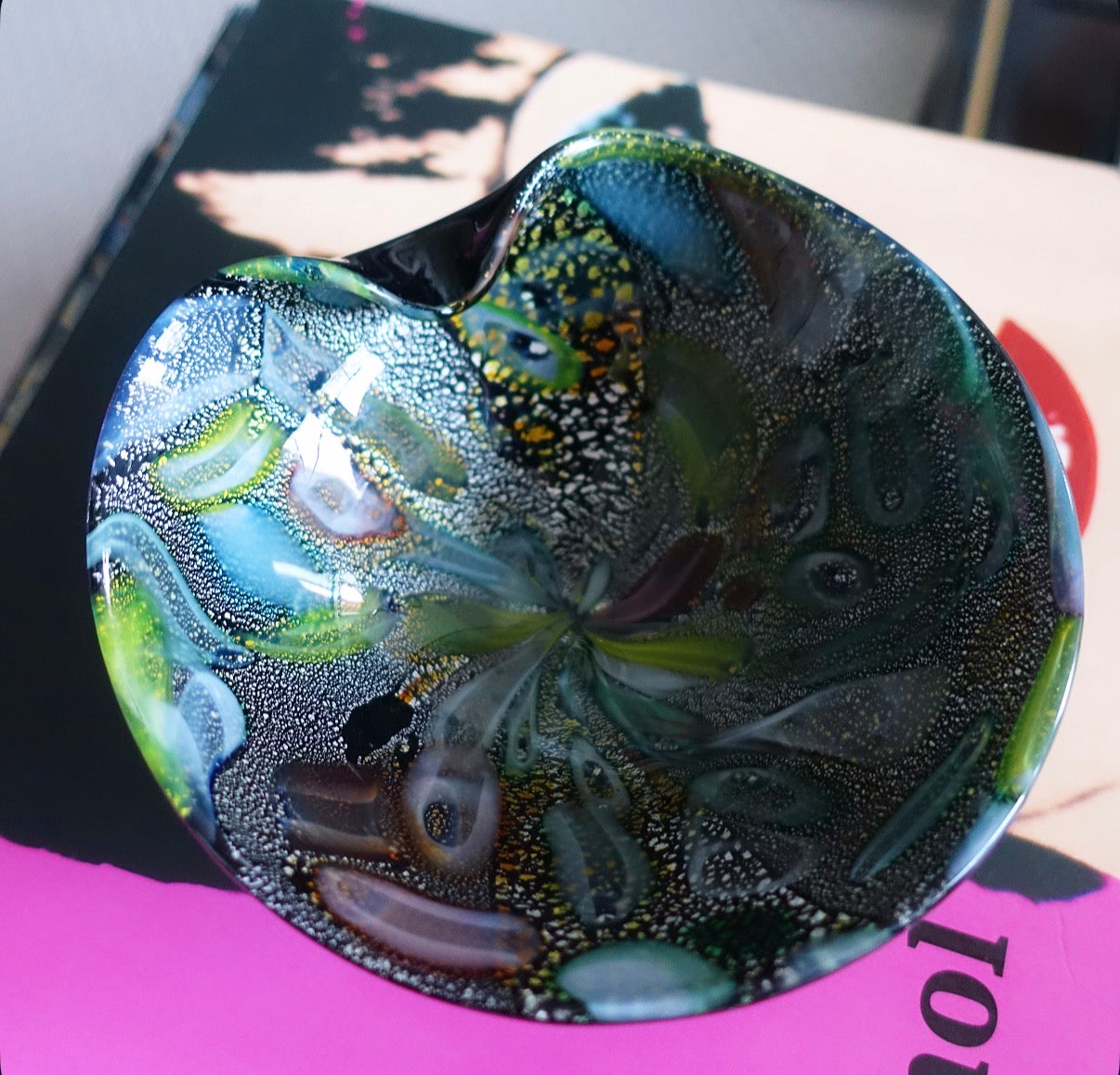 Cosmic Bizantino Murano glass bowl