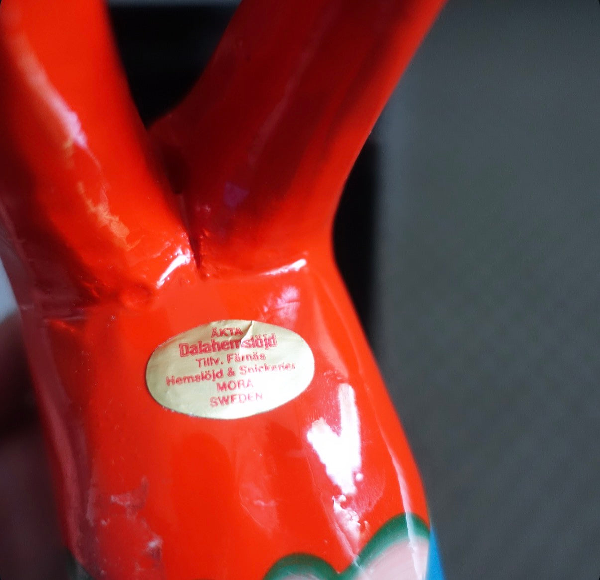 6 3/4 inch Swedish Dala horse