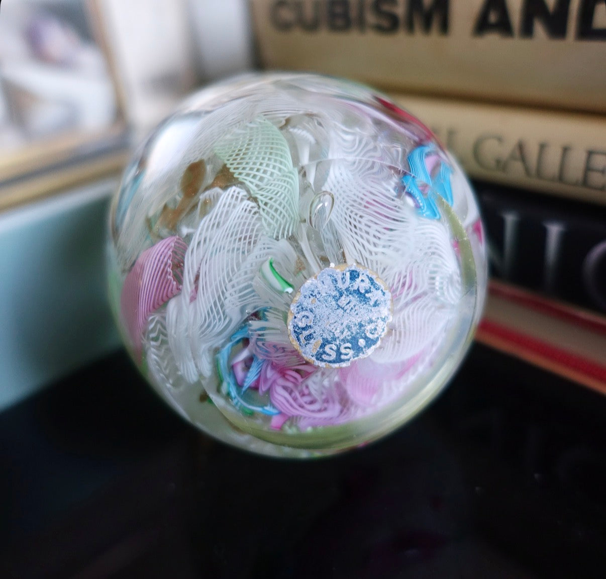 Fratelli Toso Murano glass paperweight