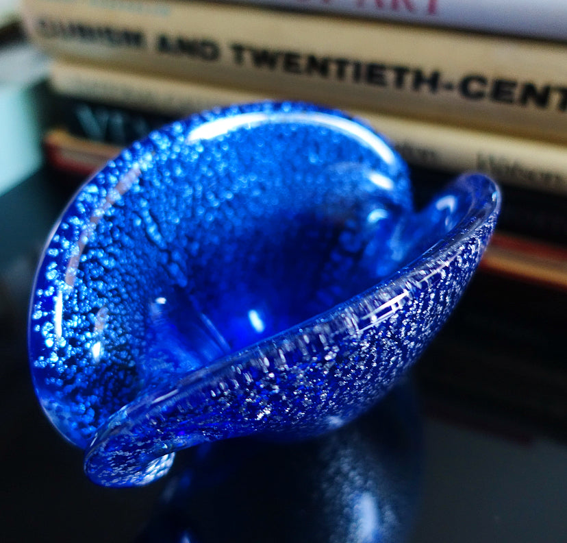 Murano glass clam shell