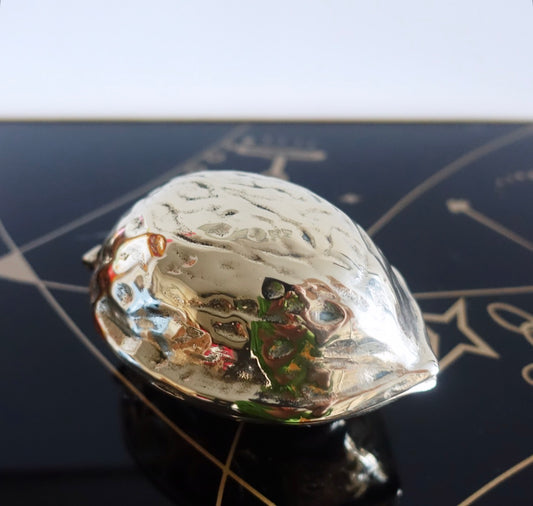 Brass walnut nutcracker