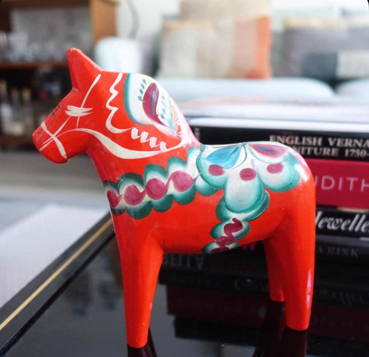 6 3/4 inch Swedish Dala horse
