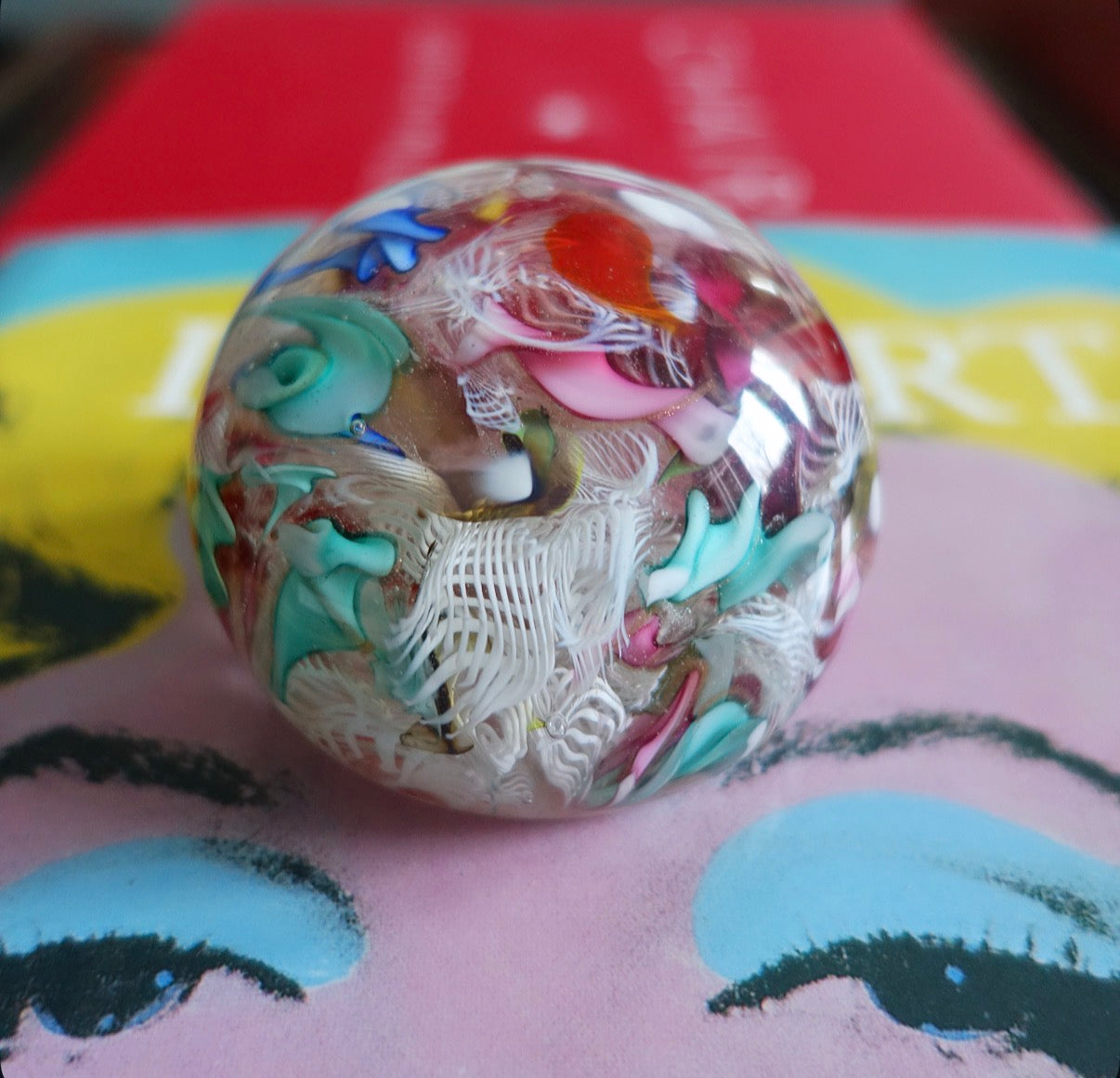 Bizantino Murano glass paperweight