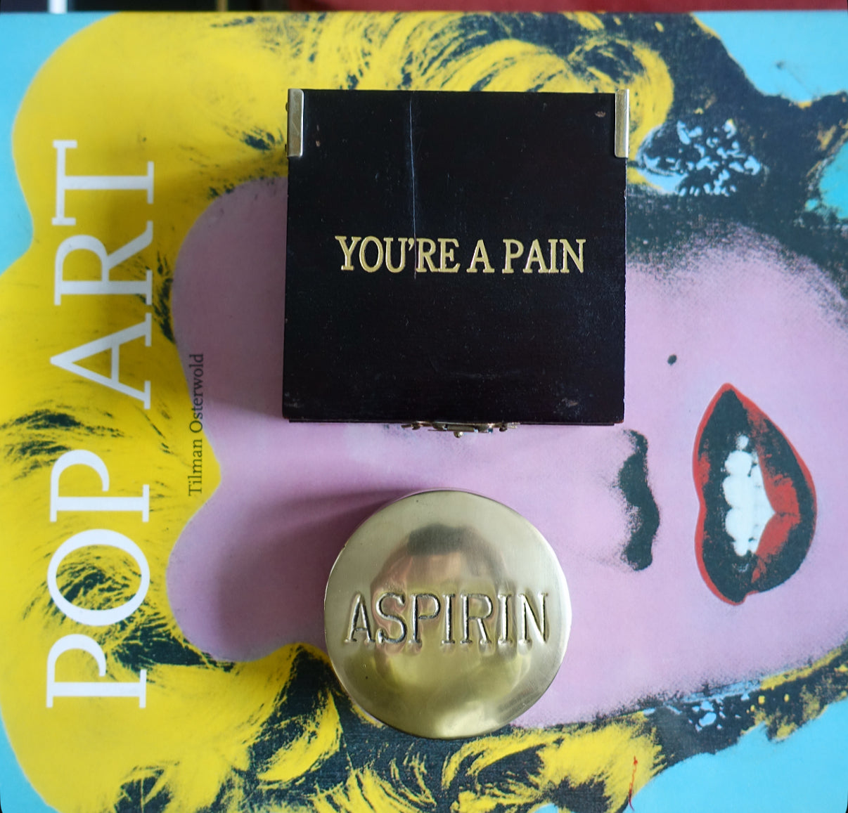 Brass Aspirin pill box