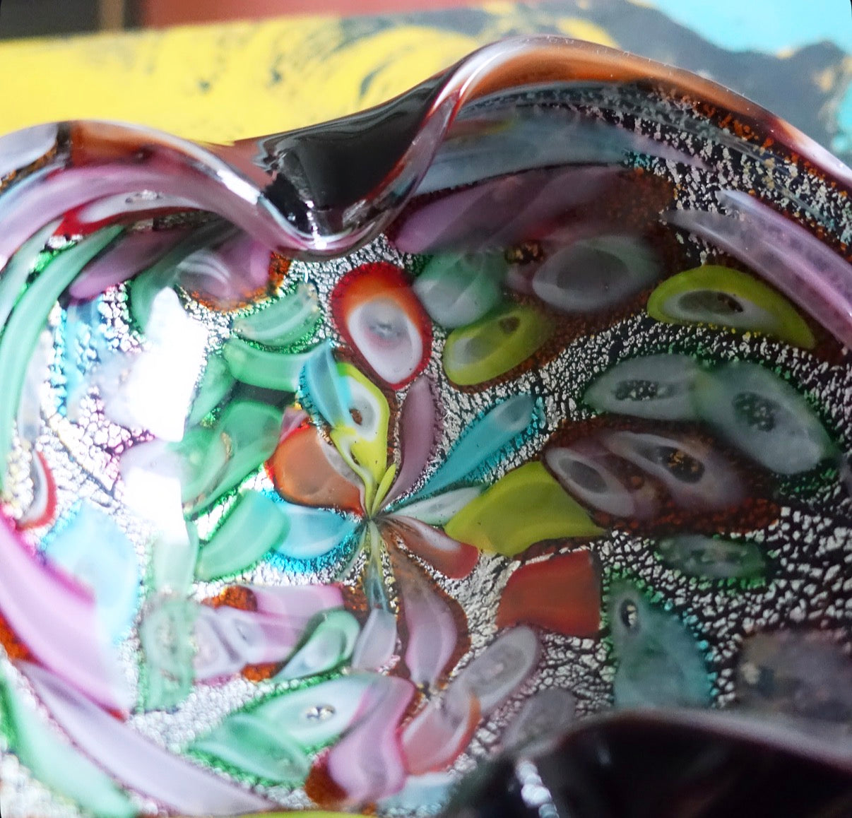 Small Bizantino Murano glass dish