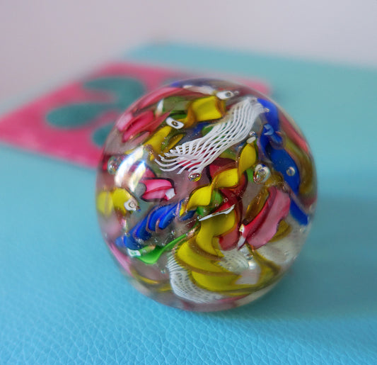 Bizantino Murano glass paperweight