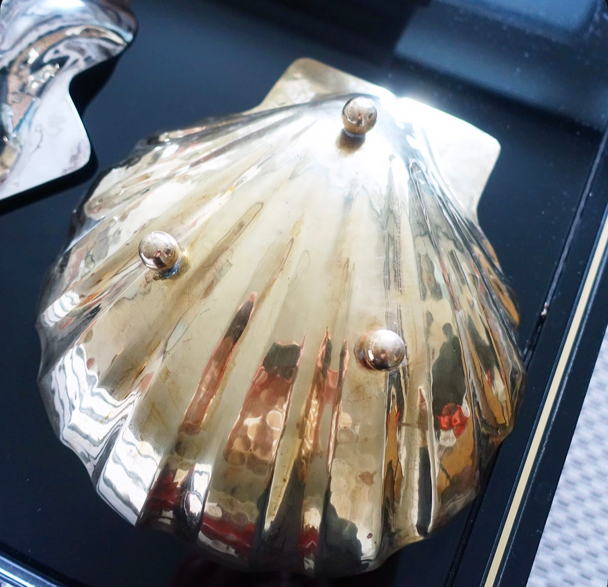 Renzo Cassetti brass shell bowl